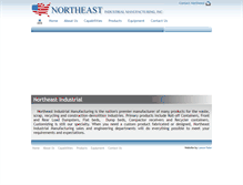 Tablet Screenshot of northeastind.com